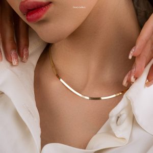 دستبند طلا هرینگبون